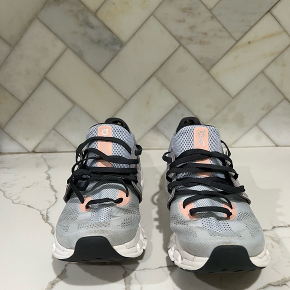 On Cloudswift 3 AD Women's Sneakers - Gray and Pink - Picture 2 of 10